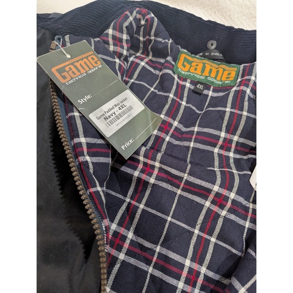GAME technical apparel Jacket 4XL Navy  NWT Game Padded Wax - Picture 3 of 12